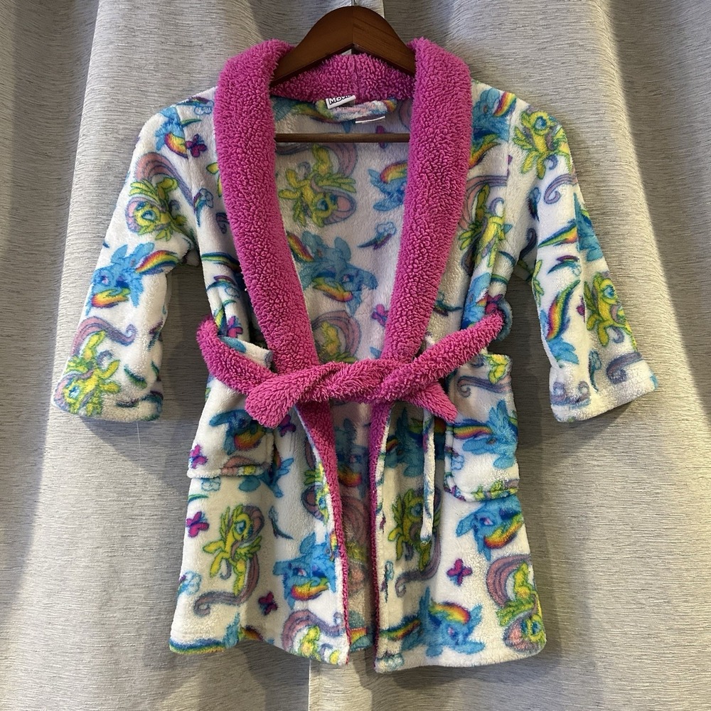 My Little Pony Size 6 Girls Bath Robe Pink Multicolored